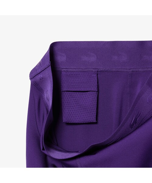 LACOSTE（ラコステ）の「アドレスプリントコンプレッションタイツ（レギンス/スパッツ・レディース・バイオレット/ブラック・S/M/L）」の10枚目の写真