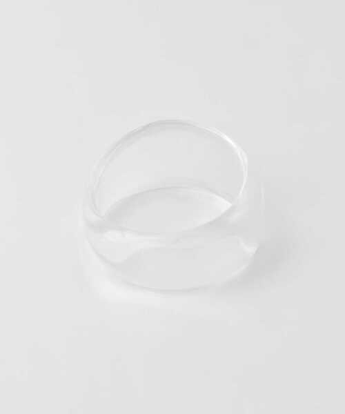 KBF（ケイビーエフ）の「ワイドアクリルバングル（ブレスレット・レディース・イエロー/クリア・ONE）」の7枚目の写真