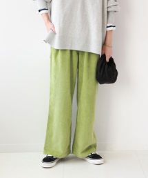 コーデュロイセミワイドイージーパンツ