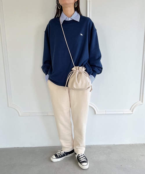 MYMOOD.(マイムード)の「2WAY PU 巾着ミニショルダー(ショルダーバッグ・レディース・ブラック/アイボリー/ピンクベージュ/シルバー・FREE)」の18枚目の写真