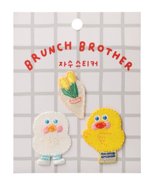 Brunch Brother（ブランチブラザー）の「ブランチブラザー 刺繍ステッカー マークス（ステッカー/テープ・レディース・A/C/D/E/F・FREE）」の3枚目の写真