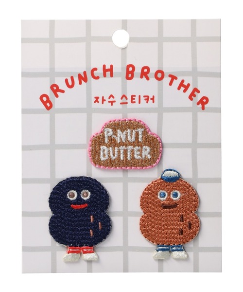 Brunch Brother（ブランチブラザー）の「ブランチブラザー 刺繍ステッカー マークス（ステッカー/テープ・レディース・A/C/D/E/F・FREE）」の4枚目の写真