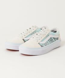 VANS ヴァンズ OLD SKOOL CR PU オールドスクール CR PU V36CF CLR.LOGO WHITE/SAX