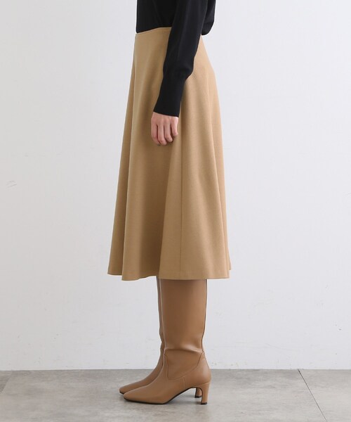 INDIVI（インディヴィ）の「【定番スカート/ウール100%】フレアスカート（スカート・レディース・モスグリーン/ライトパープル/ホワイト系/ブラウン系/ブラック・40/38/36/05/15 /13/19/03）」の8枚目の写真