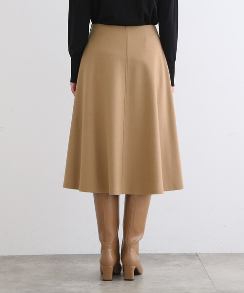 INDIVI（インディヴィ）の「【定番スカート/ウール100%】フレアスカート（スカート・レディース・モスグリーン/ライトパープル/ホワイト系/ブラウン系/ブラック・40/38/36/05/15 /13/19/03）」の9枚目の写真