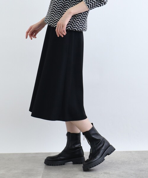 INDIVI（インディヴィ）の「【定番スカート/ウール100%】フレアスカート（スカート・レディース・モスグリーン/ライトパープル/ホワイト系/ブラウン系/ブラック・40/38/36/05/15 /13/19/03）」の19枚目の写真