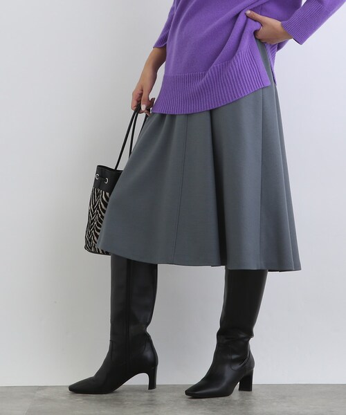 INDIVI（インディヴィ）の「【定番スカート/ウール100%】フレアスカート（スカート・レディース・モスグリーン/ライトパープル/ホワイト系/ブラウン系/ブラック・40/38/36/05/15 /13/19/03）」の22枚目の写真
