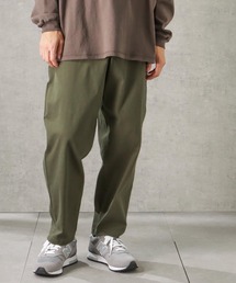 MOVING PANTS 無地ツイルワイドパンツ