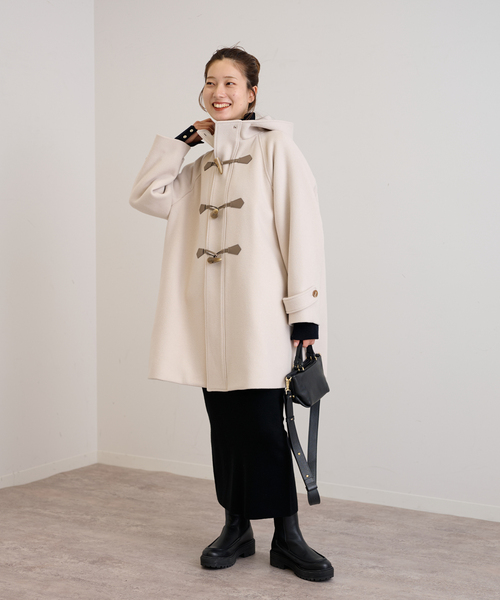 FRAMeWORK（フレームワーク）の「メルトンフードコート（ダッフル