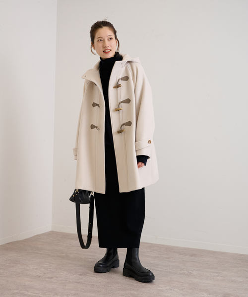 フレームワーク　メルトンフードコート　2022 FRAMeWORK（フレームワーク）の「メルトンフードコート（ダッフル