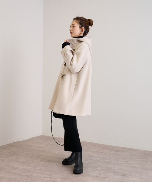 フレームワーク　メルトンフードコート　2022 FRAMeWORK（フレームワーク）の「メルトンフードコート（ダッフル