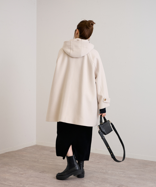 FRAMeWORK（フレームワーク）の「メルトンフードコート（ダッフル