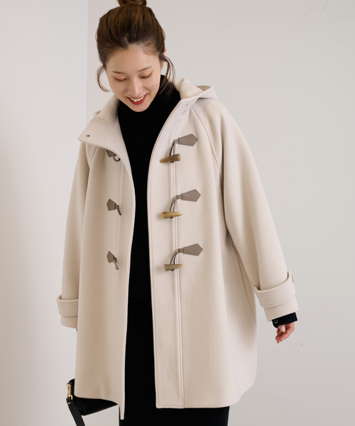 FRAMeWORK（フレームワーク）の「メルトンフードコート（ダッフル