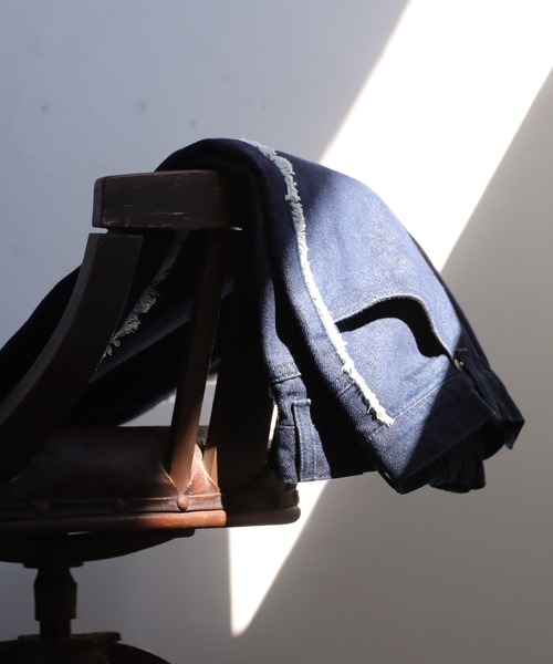 antiqua(アンティカ)の「フリンジデニムパンツ(デニムパンツ・レディース・インディゴブルー・L/M)」の22枚目の写真