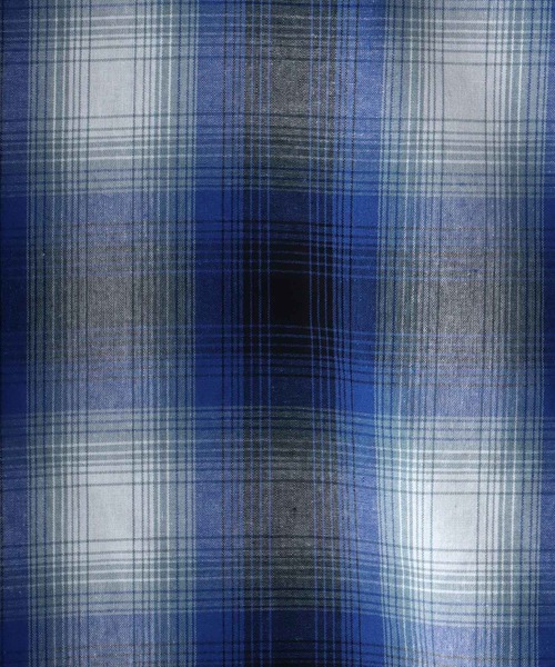 SITRY(シトリー)の「Oversize ombre check shirt/オーバーサイズ オンブレ チェック シャツ(シャツ/ブラウス・メンズ・ブルー/ホワイト/チャコールグレー/ブラウン/ホワイト系その他・M/L/LL)」の14枚目の写真