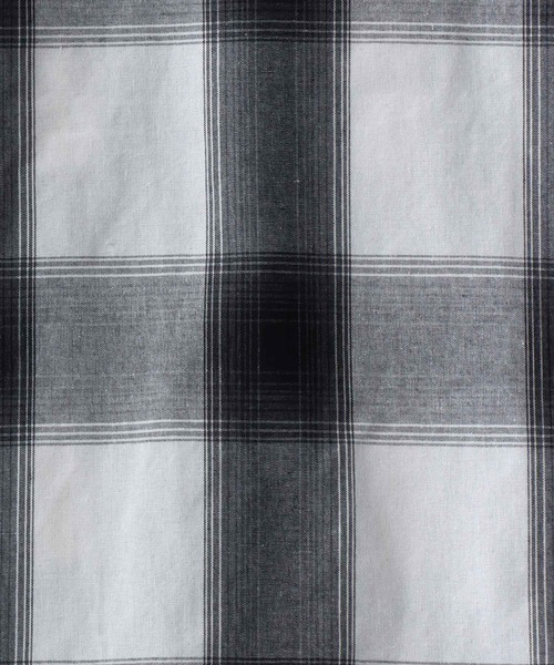SITRY(シトリー)の「Oversize ombre check shirt/オーバーサイズ オンブレ チェック シャツ(シャツ/ブラウス・メンズ・ブルー/ホワイト/チャコールグレー/ブラウン/ホワイト系その他・M/L/LL)」の15枚目の写真