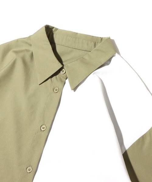 ANNA SUI NYC（アナ スイ エヌ ワイ シー）の「ANNA SUI NYC バイカラーシャツ（シャツ/ブラウス・レディース・カーキ/サックスブルー/ラベンダー・FREE）」の13枚目の写真