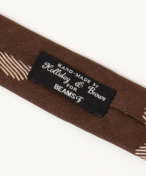 Holliday & Brown / リネンシルク ドットネクタイ 