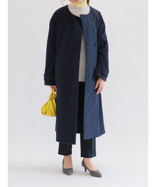 Te chichi（テチチ）の「シアータートルネックカットソー（Tシャツ/カットソー・レディース・チャコール/イエロー/パープル/グリーン/オフホワイト/ブルー・ﾌﾘ-）」の11枚目の写真