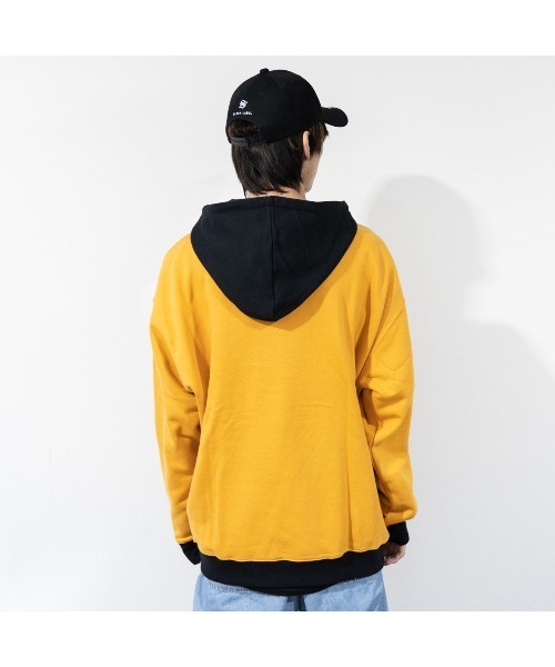 STARTER(スターター)の「【STARTER】裏毛プルパーカー(パーカー・メンズ・ホワイト/ブラック/マスタード・M/L/XL)」の9枚目の写真