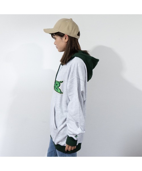 STARTER(スターター)の「【STARTER】裏毛プルパーカー(パーカー・メンズ・ホワイト/ブラック/マスタード・M/L/XL)」の11枚目の写真