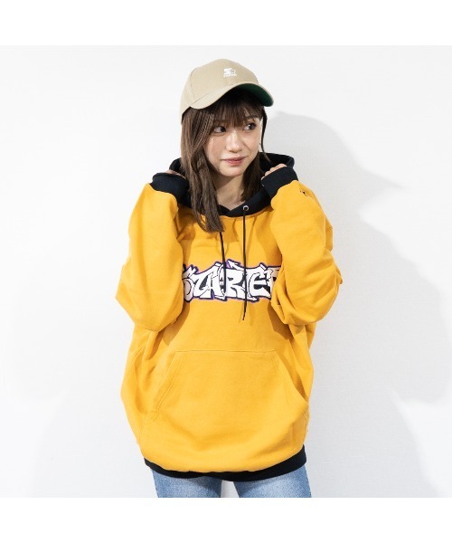 STARTER(スターター)の「【STARTER】裏毛プルパーカー(パーカー・メンズ・ホワイト/ブラック/マスタード・M/L/XL)」の16枚目の写真