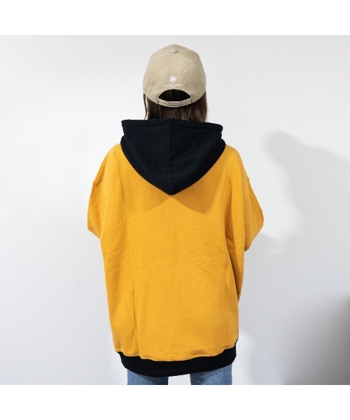 STARTER(スターター)の「【STARTER】裏毛プルパーカー(パーカー・メンズ・ホワイト/ブラック/マスタード・M/L/XL)」の18枚目の写真