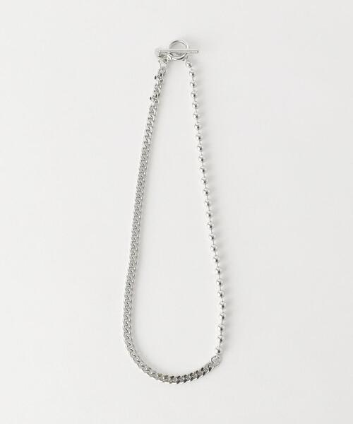 BEAUTY&YOUTH UNITED ARROWS（ビューティーアンドユースユナイテッドアローズ）の「ボール×チェーン ミックス ネックレス（ネックレス・レディース・ゴールド/シルバー・FREE）」の8枚目の写真