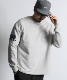 The DUFFER of ST.GEORGE | ELEPHANT BRAND×DUFFER BANDANA APPLIQUE SWEAT：エレファントブランド別注 バンダナ柄 スウェット(スウェット)