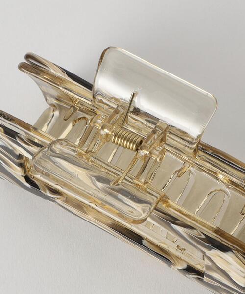 BEAUTY&YOUTH UNITED ARROWS（ビューティーアンドユースユナイテッドアローズ）の「マーブル スクエア ヘアクリップ（バレッタ/ヘアクリップ・レディース・ナチュラル/ブラウン・FREE）」の6枚目の写真