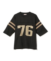 BEAMS LIGHTS | BEAMS LIGHTS / コットンレーヨン フットボールTシャツ(Tシャツ/カットソー)