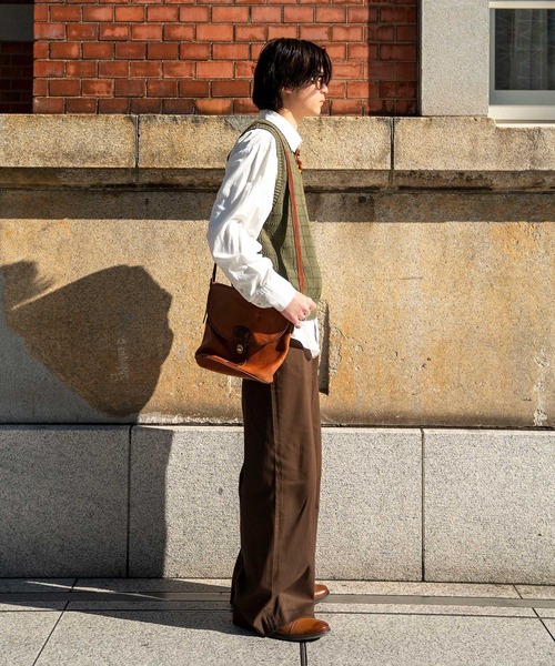 INTERPLAY(インタープレイ)の「【INTERPLAY x TAKERU】ウィンドペーン ニット ベスト(ベスト・メンズ・ダークグリーン/マスタード/ボルドー・FREE)」の11枚目の写真