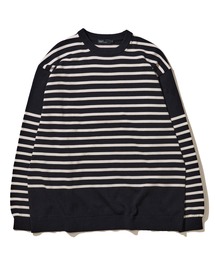 CRAFT STANDARD BOUTIQUE | 60/2 14Gコットンボーダーニット(ニット/セーター)