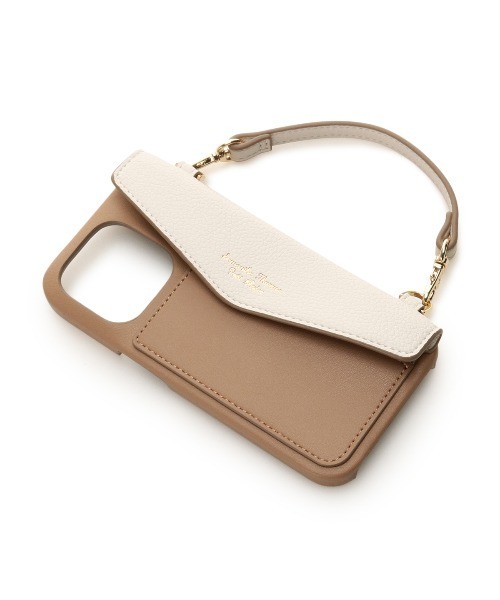 Samantha Thavasa Petit Choice(サマンサタバサ プチチョイス)の「フラップバイカラー iPhoneケース 14pro(スマホケース/カバー・レディース・ダークブルー/ベージュ/ピンク・FREE)」の17枚目の写真