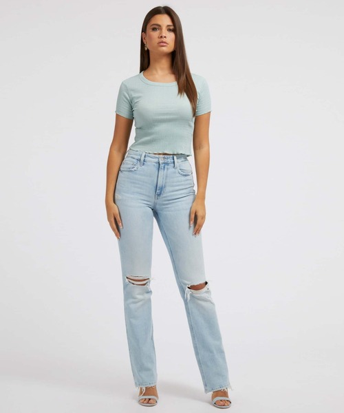 Guess（ゲス）の「Smoked Top（その他トップス・レディース・ライトブルー/ホワイト/ライトグリーン・SMALL/MEDIUM/X-SMALL）」の18枚目の写真