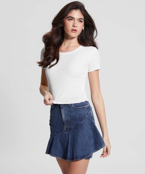 Guess（ゲス）の「Smoked Top（その他トップス・レディース・ライトブルー/ホワイト/ライトグリーン・SMALL/MEDIUM/X-SMALL）」の9枚目の写真