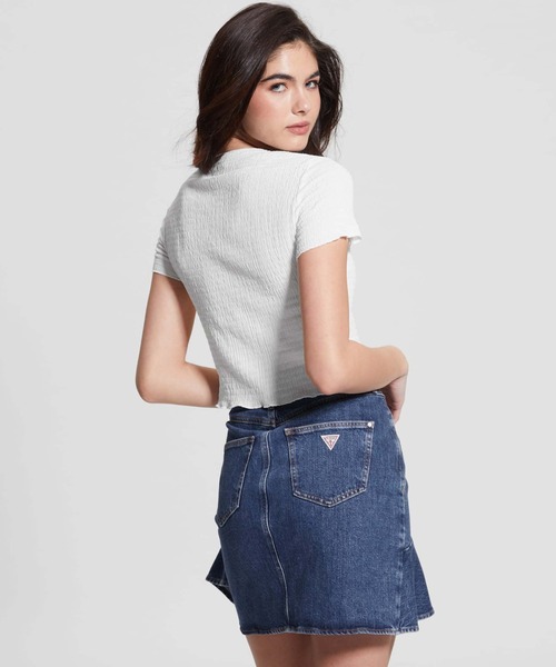 Guess（ゲス）の「Smoked Top（その他トップス・レディース・ライトブルー/ホワイト/ライトグリーン・SMALL/MEDIUM/X-SMALL）」の11枚目の写真