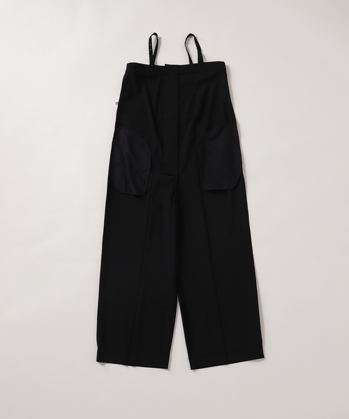 journal standard L'essage(ジャーナルスタンダードレサージュ)の「ライトトロサスペンダーパンツ(サロペット/オーバーオール・レディース・グレー/ブラック・36/38)」の22枚目の写真