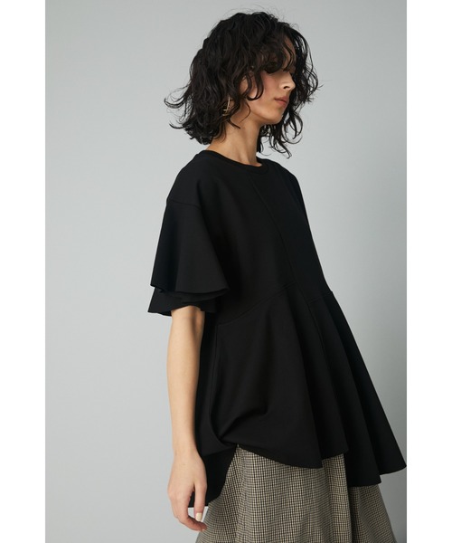 HeRIN.CYE（ヘリンドットサイ）の「Cropped ponte tops (ｸﾛｯﾌﾟﾄﾞ ﾎﾟﾝﾁ
