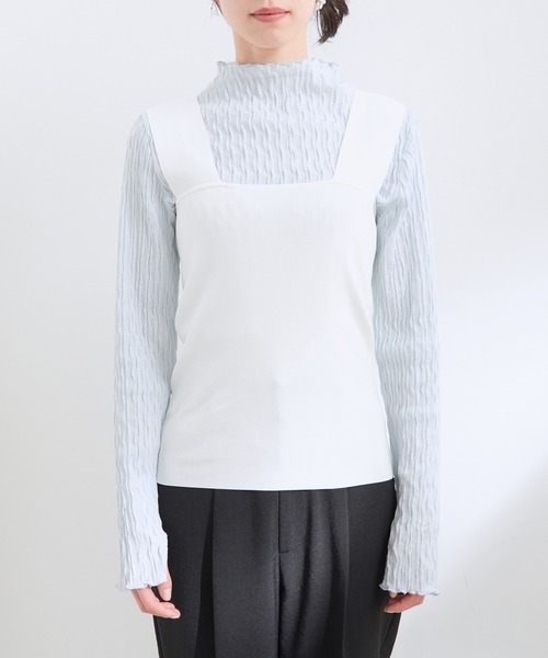 VIS(ビス)の「【UVケア・接触冷感・洗える】ニットタンクトップ(タンクトップ・レディース・ホワイト/ブラック/レッド・FREE)」の18枚目の写真