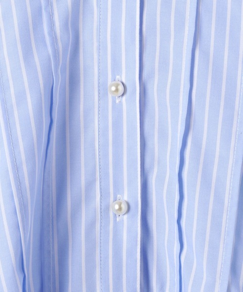 GLOBAL WORK（グローバルワーク）の「イージーケア／ストライプチュニック/185908（シャツ/ブラウス・キッズ・パープル系その他2/ブルー・100cm/110cm/120cm/130cm/140cm/150cm/160cm）」の19枚目の写真