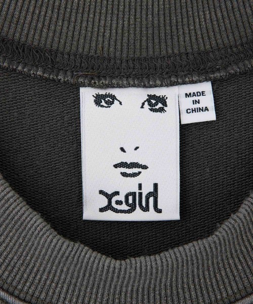 X-girl（エックスガール）の「FADED COLOR DRESS（ワンピース・レディース・ホワイト/ピンク/チャコール・M/S）」の8枚目の写真