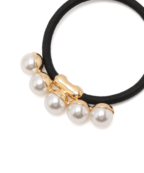 VIS（ビス）の「アソートパールヘアゴム（ヘアゴム・レディース・ホワイト系その他/ホワイト・FREE）」の6枚目の写真