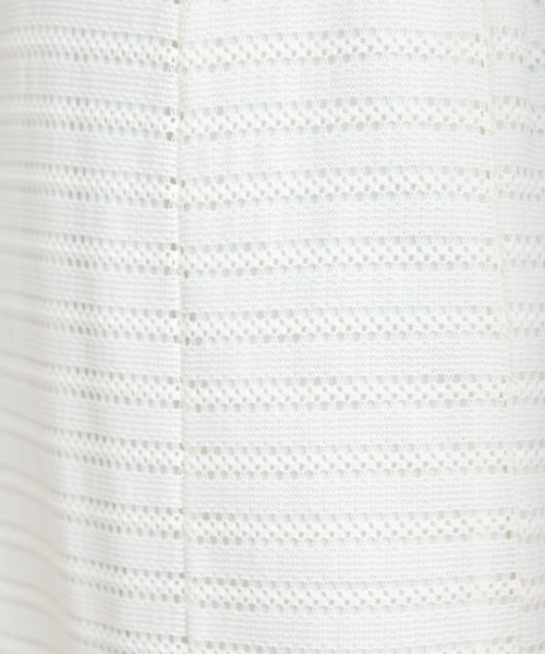 marun（マルン）の「＜大きいサイズ＞ クロッシェ調ソフトマーメイドスカート marun（スカート・レディース・アイボリー/ミント/ブラック・3L/5L/LL/4L/L）」の17枚目の写真