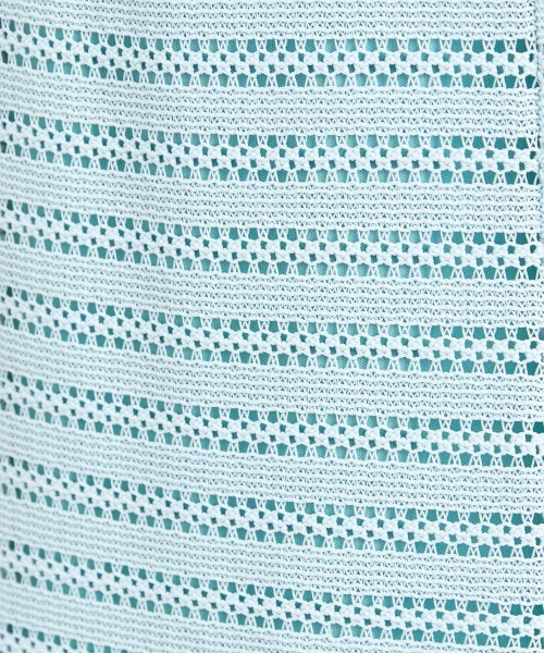 marun（マルン）の「＜大きいサイズ＞ クロッシェ調ソフトマーメイドスカート marun（スカート・レディース・アイボリー/ミント/ブラック・3L/5L/LL/4L/L）」の9枚目の写真