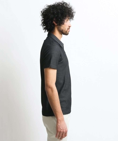 MICHEL KLEIN HOMME (ミッシェルクランオム)の「《日本製》幾何柄ポロシャツ(ポロシャツ・メンズ・ホワイト/ネイビー/ダークグレー・MEDIUM/LARGE/X-LARGE)」の17枚目の写真