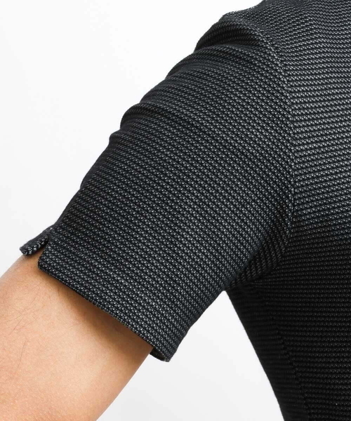 MICHEL KLEIN HOMME (ミッシェルクランオム)の「《日本製》幾何柄ポロシャツ(ポロシャツ・メンズ・ホワイト/ネイビー/ダークグレー・MEDIUM/LARGE/X-LARGE)」の20枚目の写真