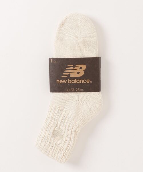 NEW BALANCE（ニューバランス）の「コンフォートショートソックス（ソックス/靴下・メンズ・ブラック/グレイッシュベージュ・MEDIUM/LARGE）」の3枚目の写真