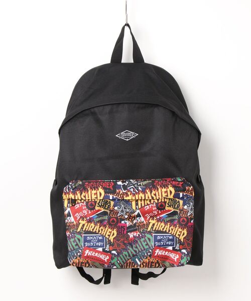 THRASHER(スラッシャー)の「STREET2 BACKPACK 24L/スラッシャーバックパック・リュックサック(バックパック/リュック・メンズ・ブラック×ホワイト/ブラック系その他/ブラック系その他5・FREE)」の3枚目の写真