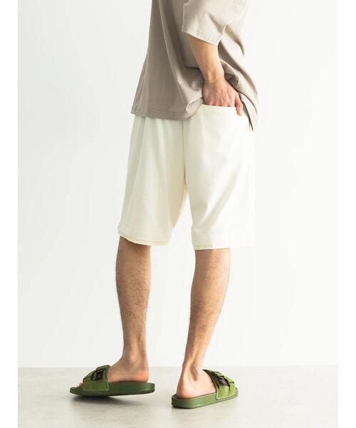 CRAFT STANDARD BOUTIQUE(クラフトスタンダードブティック)の「ナイロン切り替えカーゴショーツ(カーゴパンツ・メンズ・オリーブ/アイボリー/ブラック・M/L/LL)」の7枚目の写真
